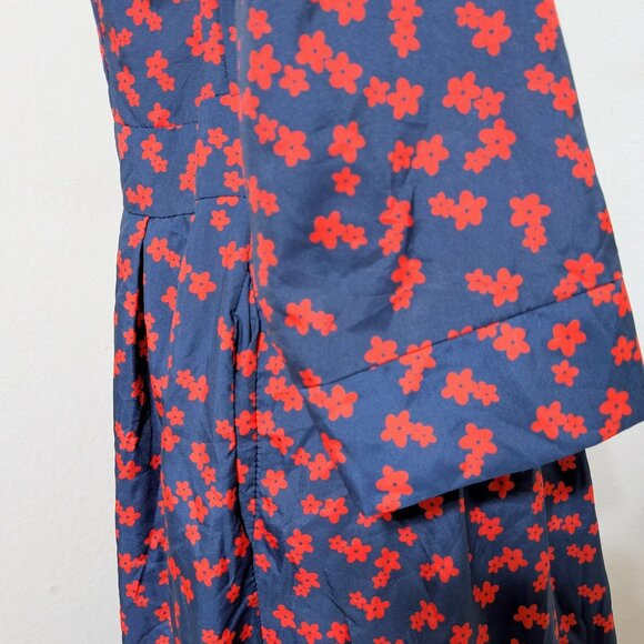 Retro Vintage Inspired 3/4 Sleeve Floral Midi Dress SZ M - Picture 5 of 5